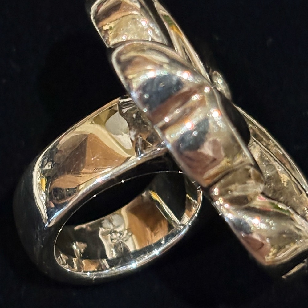 Elegant Taxco Sterling Silver 925 Large Knot Ring - Picture 4 of 5